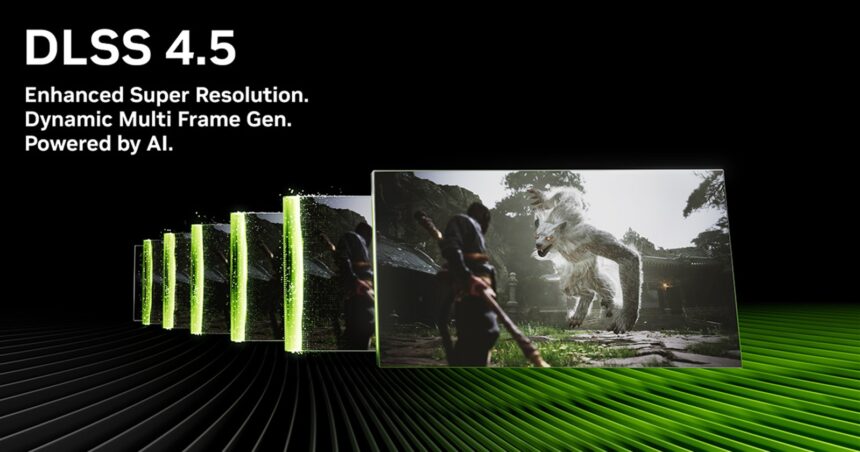 Nvidia DLSS 4.5 official promotional image
