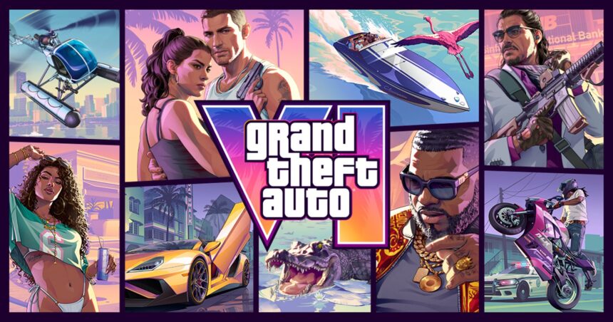 Official key art for Grand Theft Auto VI
