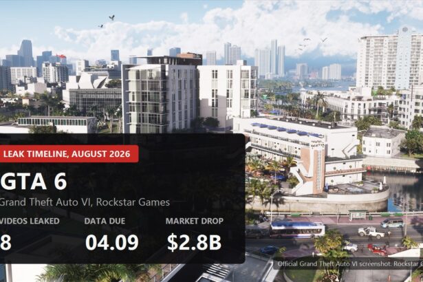 Vice City skyline in Grand Theft Auto VI