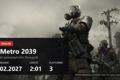 Metro 2039 key visual over an official screenshot of Novoreich soldiers