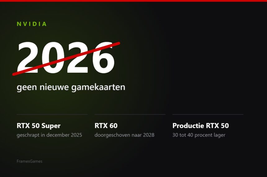 Wat Nvidia in 2026 schrapte en uitstelde