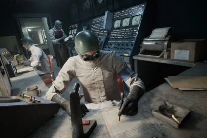 A laboratory room from The Outlast Trials