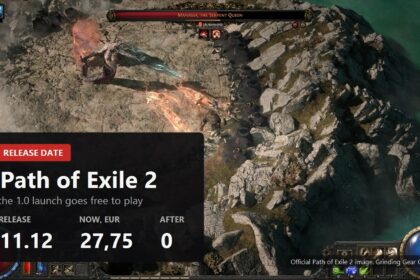 Path of Exile 2 key visual with the 11 December release date over a boss fight