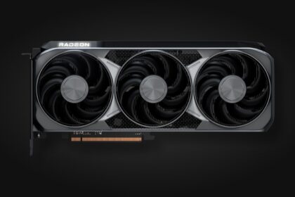 Radeon RX 9070 XT graphics card on the RDNA 4 architecture