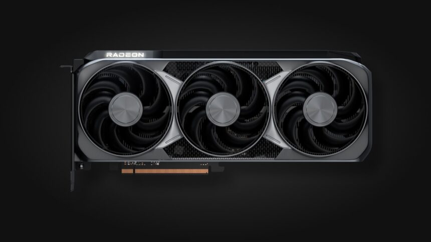 Radeon RX 9070 XT graphics card on the RDNA 4 architecture