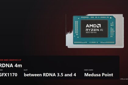 AMD Ryzen AI processor render with RDNA 4m key facts