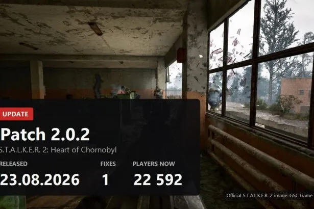 S.T.A.L.K.E.R. 2 patch 2.0.2 cover with release date and player count