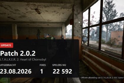 S.T.A.L.K.E.R. 2 patch 2.0.2 cover with release date and player count