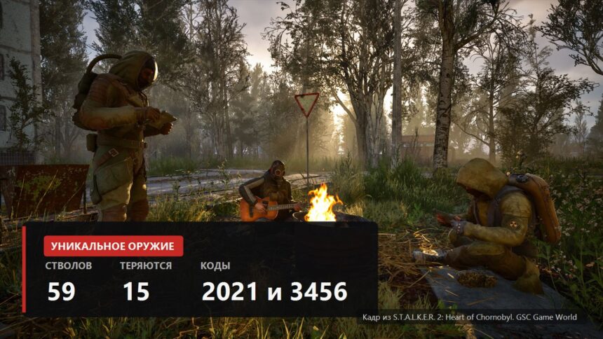 Уникальное оружие S.T.A.L.K.E.R. 2: все стволы и где их брать