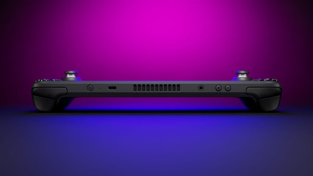 Steam Deck OLED, view of the body