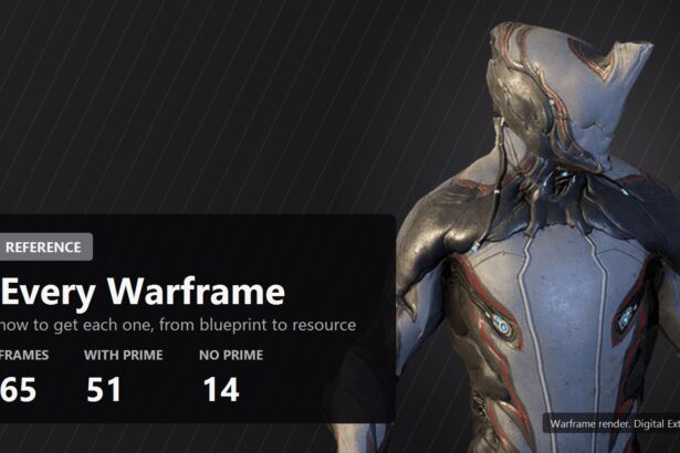 Official Warframe render with a FramesGames caption plate