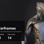 Official Warframe render with a FramesGames caption plate