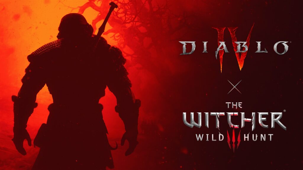 Official art of the Diablo IV and The Witcher 3 collaboration