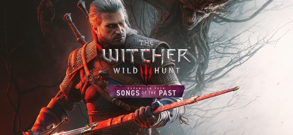Official key art of The Witcher 3 Wild Hunt expansion pack Songs of the Past