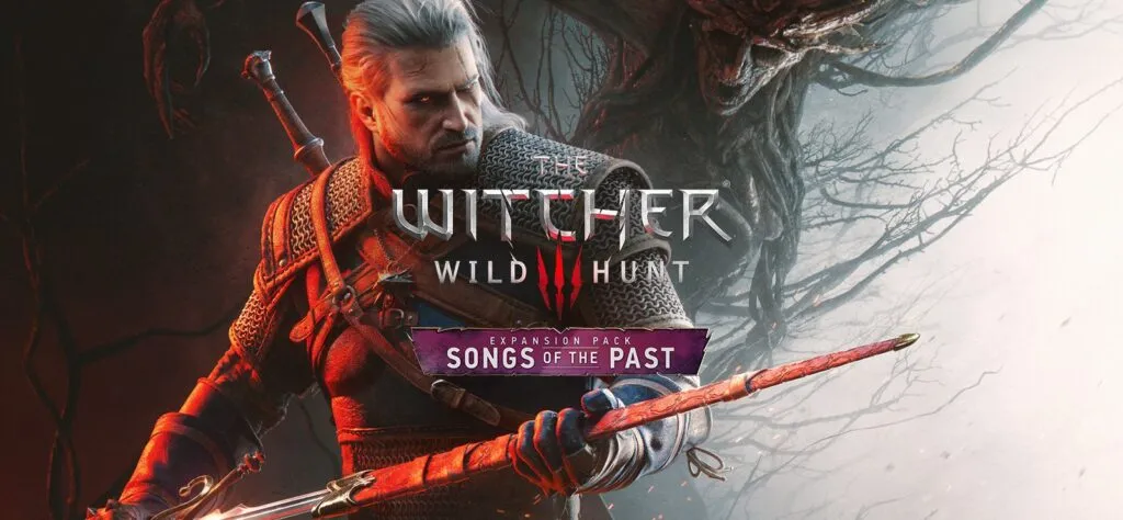 Official key art of The Witcher 3 Wild Hunt expansion pack Songs of the Past