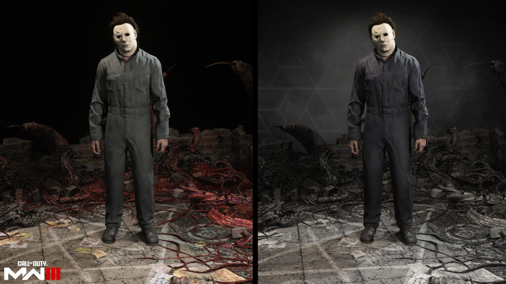 Michael Myers in overall als operator in Call of Duty