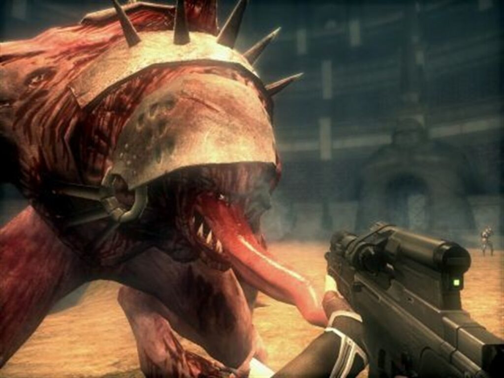 Creature attacking in Clive Barker's Jericho