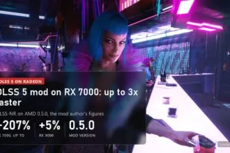 DLSS 5 on Radeon RX 7000: DLSS-NR on AMD 0.5.0 claims up to 3x the speed
