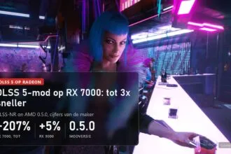 DLSS 5 op Radeon RX 7000: DLSS-NR on AMD 0.5.0 tot drie keer sneller