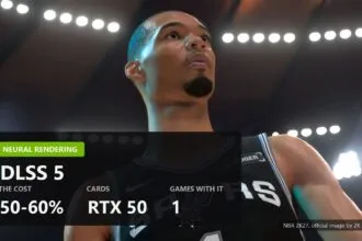 DLSS 5 Is Out. Half Your Frames Go To It, and Here Is What Comes Back