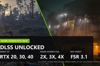 DLSS 5 en frame generation op RTX 30 en 40: wat de DLSS Unlocked-mod echt doet
