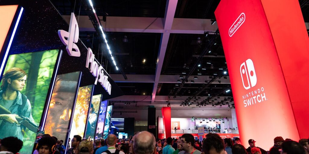 E3 2018. Стенды Nintendo и PlayStation