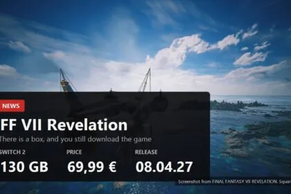 The Final Fantasy VII Revelation box needs the internet, and on Switch 2 the card is a key