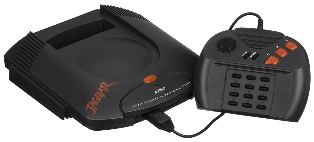 Atari Jaguar console with controller