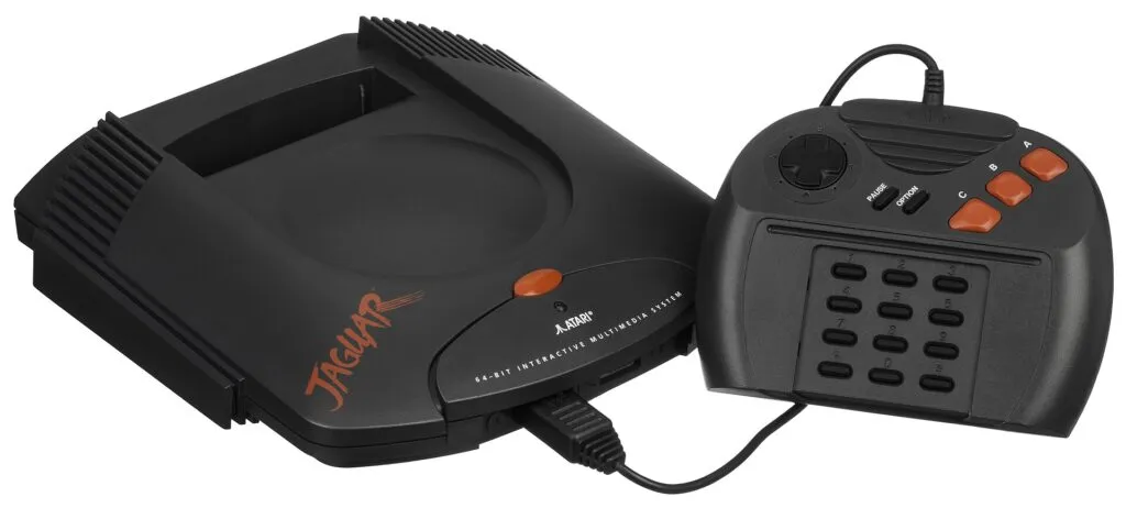 Atari Jaguar console with controller