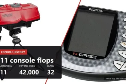 Virtual Boy and Nokia N-Gage cover with console flop numbers