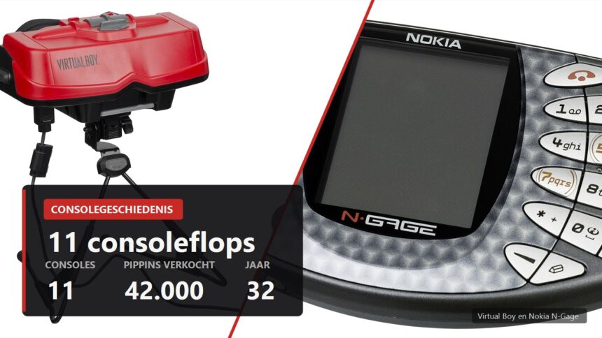 Virtual Boy and Nokia N-Gage cover with console flop numbers