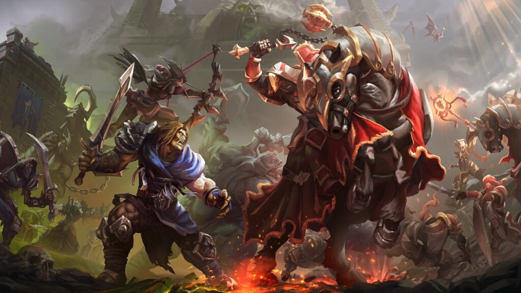 Forsaken Kingdom key art with the Forsaken fighting the Scourge