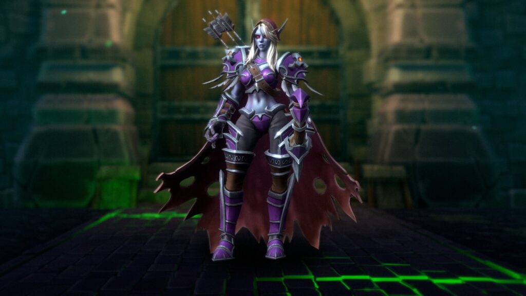 Sylvanas Windrunner in Warcraft III Reforged Forsaken Kingdom