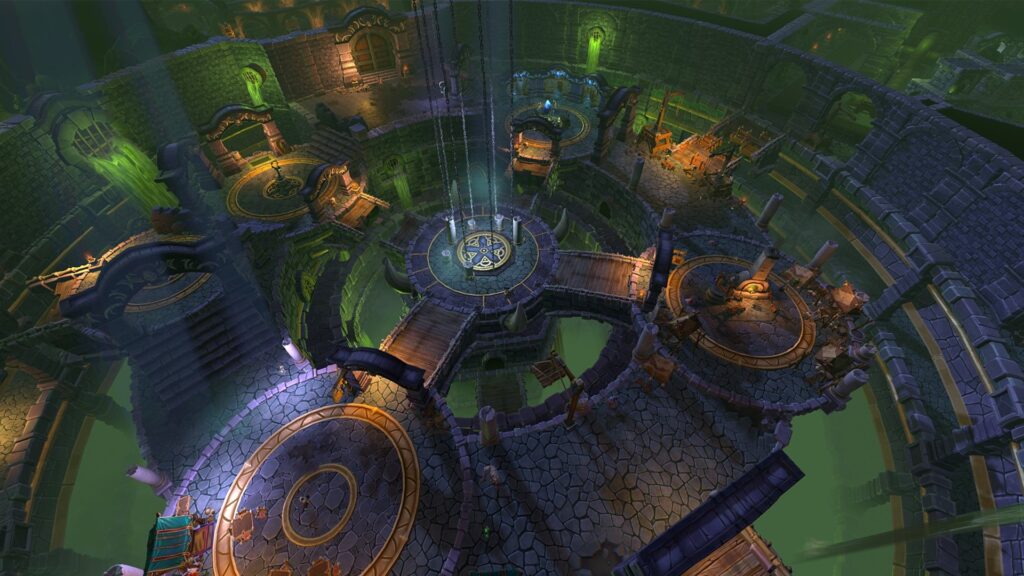 Undercity seen from above in Forsaken Kingdom