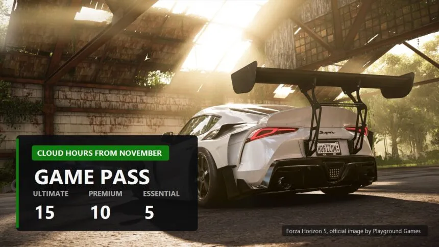 Game Pass caps cloud gaming: 15 hours a month on Ultimate