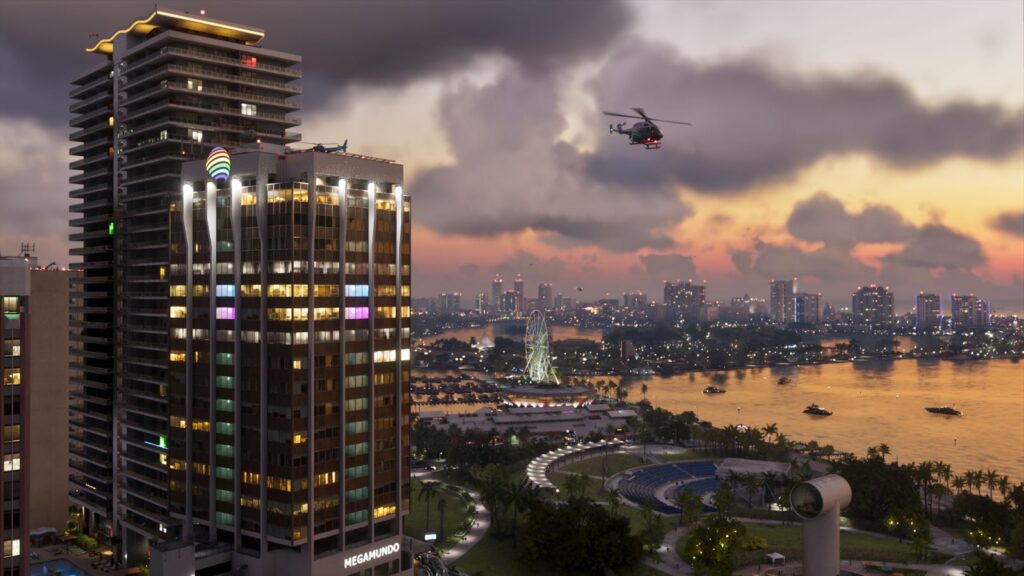 A Vice City street in GTA 6