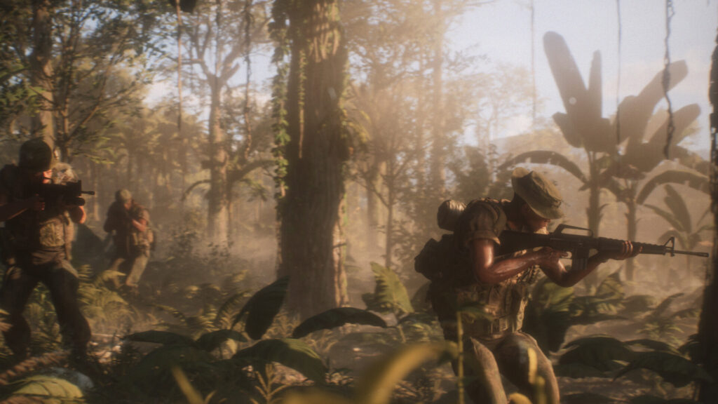 Hell Let Loose Vietnam soldiers in the jungle