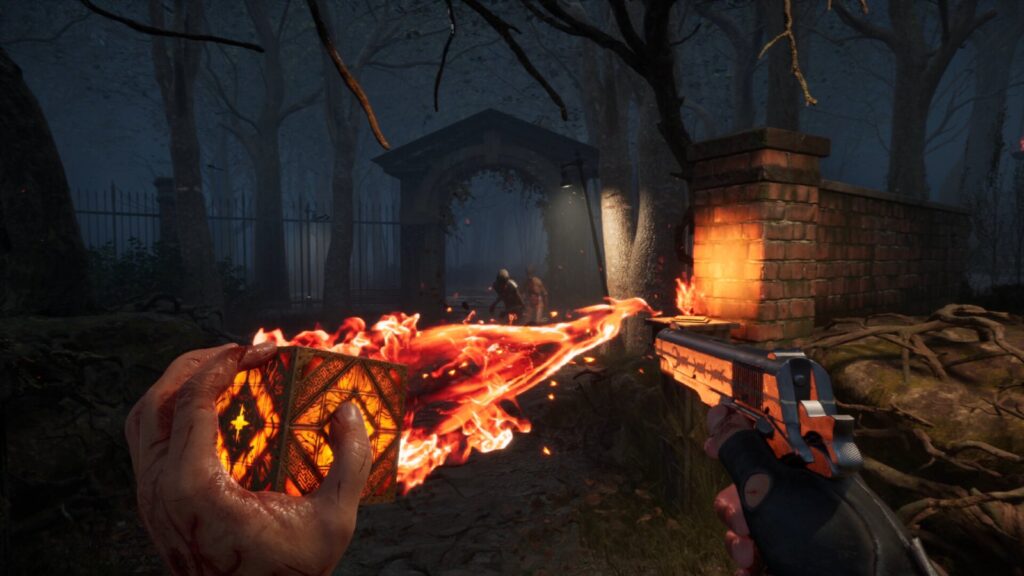 Hellraiser Revival puzzle box shooting fire