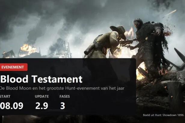 Blood Testament in Hunt: Showdown 1896: alles over het evenement van 8 september en Update 2.9