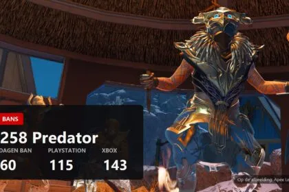 Apex Legends schorst 258 Predator-spelers voor het delen van accounts