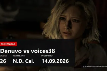 Denuvo klaagt kraker voices38 aan om omzeilen van de beveiliging in 26 games