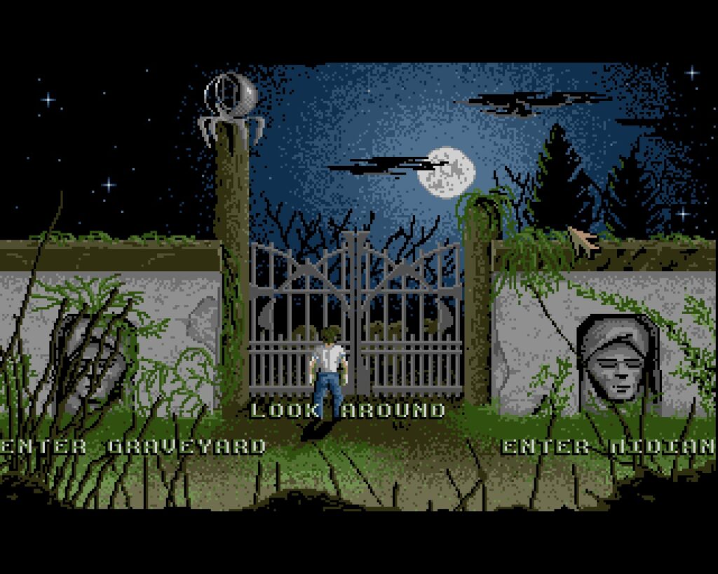 Nightbreed The Interactive Movie cemetery gate to Midian