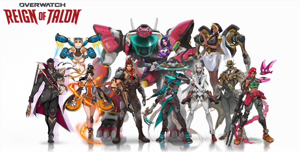 Overwatch Reign of Talon hero lineup