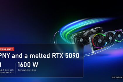 PNY and a melted RTX 5090