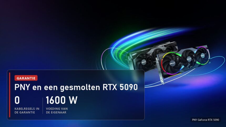 PNY en een gesmolten RTX 5090