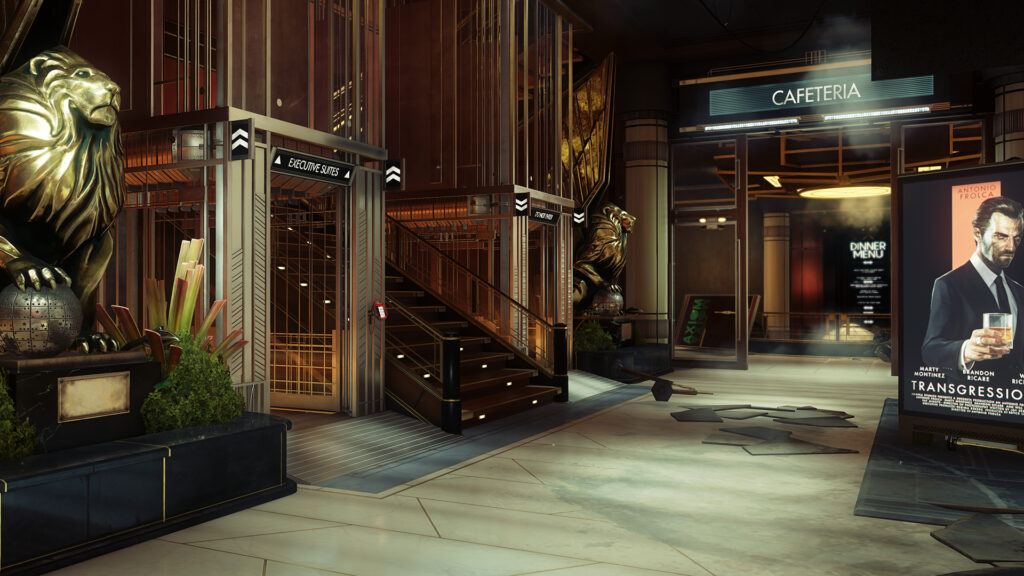 The lobby of Talos I station in Prey