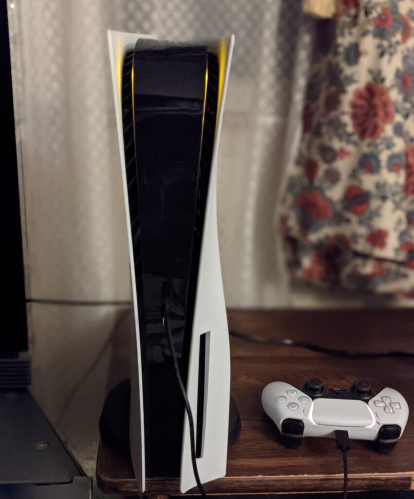 Sony PlayStation 5 console with the DualSense controller