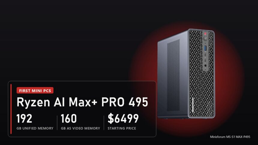 Minisforum MS-S1 MAX-P495