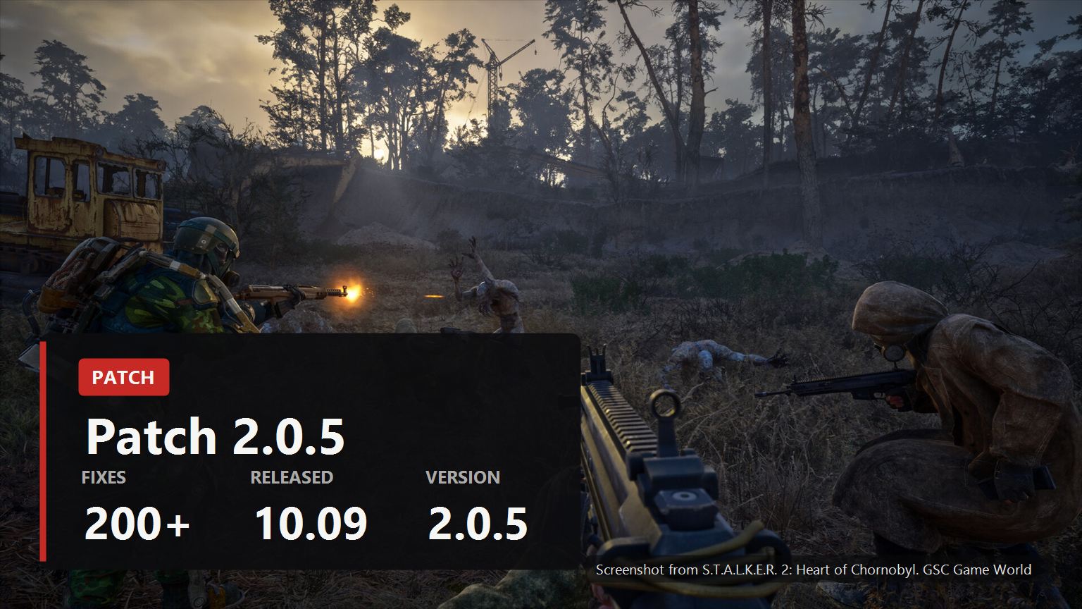 S.T.A.L.K.E.R. 2 patch 2.0.5, cover