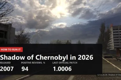 S.T.A.L.K.E.R.: Shadow of Chernobyl in 2026: how to run it on Windows 11